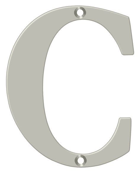 Deltana RL4C-15 House Numbers - Satin Nickel Sparrow Supply