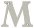 Deltana RL4M-15 4" Residential Letter M; Satin Nickel Finish Sparrow Supply