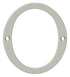 Deltana RN4-0U15 4" Numbers; Solid Brass; Satin Nickel Finish Sparrow Supply