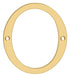 Deltana RN4-0 4" Numbers; Solid Brass; Lifetime Brass Finish Sparrow Supply