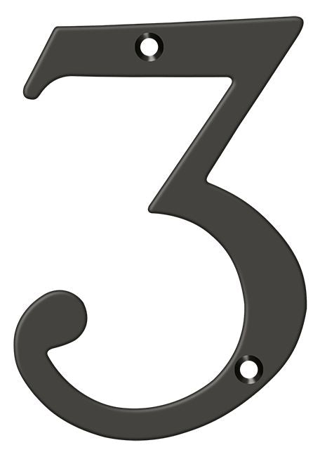 Deltana RN4-3U10 House Numbers - Oil Rubbed Bronze Sparrow Supply
