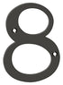 Deltana RN4-8U10B 4" Numbers; Solid Brass; Oil Rubbed Bronze Finish Sparrow Supply