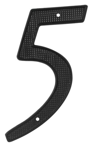 Deltana RNZ45 4" Numbers; Zinc; Black Finish Sparrow Supply