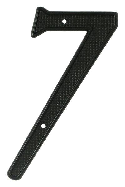 Deltana RNZ47 4" Numbers; Zinc; Black Finish Sparrow Supply