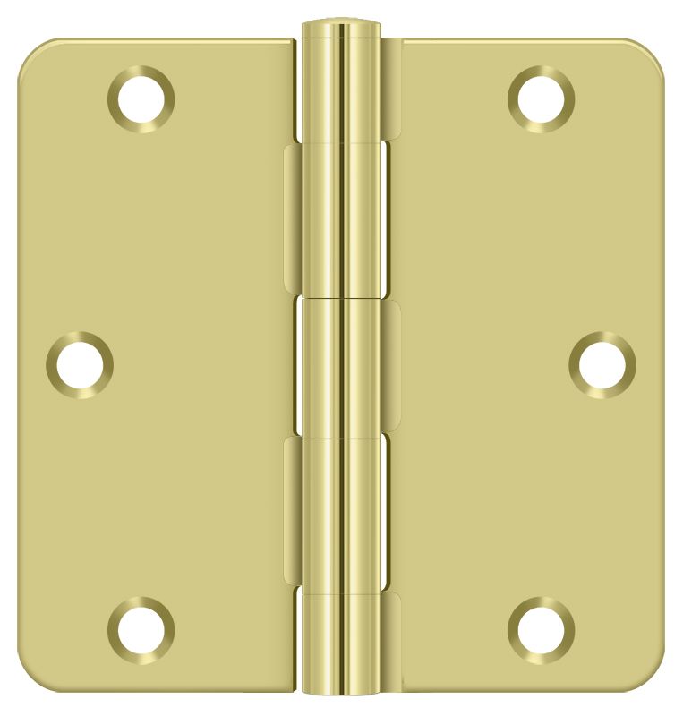 Deltana S35R43 Full Mortise Hinges - Brass Sparrow Supply