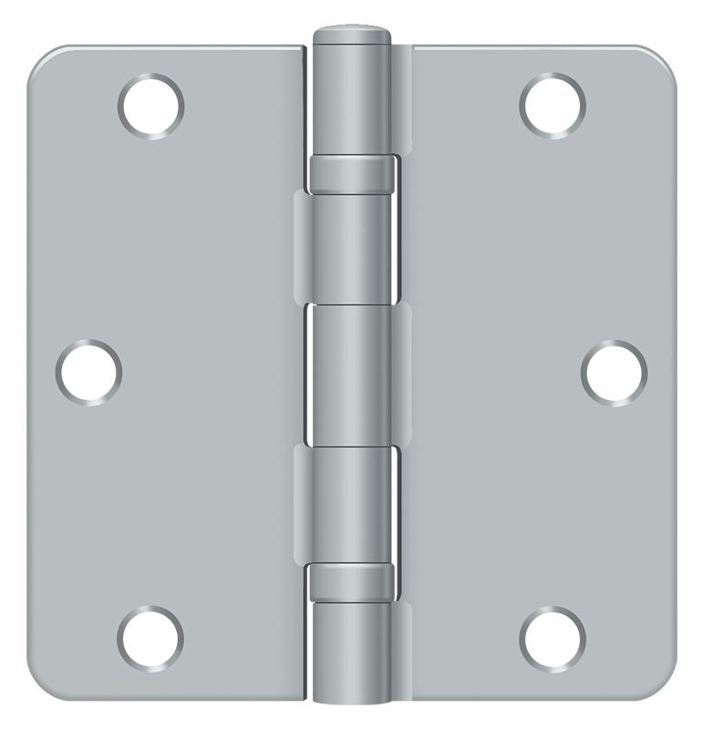 Deltana S35R4BB Full Mortise Hinges - Satin Chrome Sparrow Supply