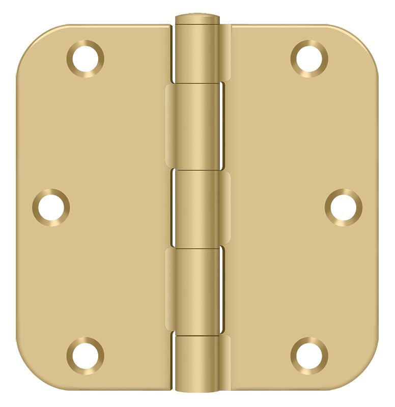 Deltana S35R54 Full Mortise Hinges - Satin Brass Sparrow Supply