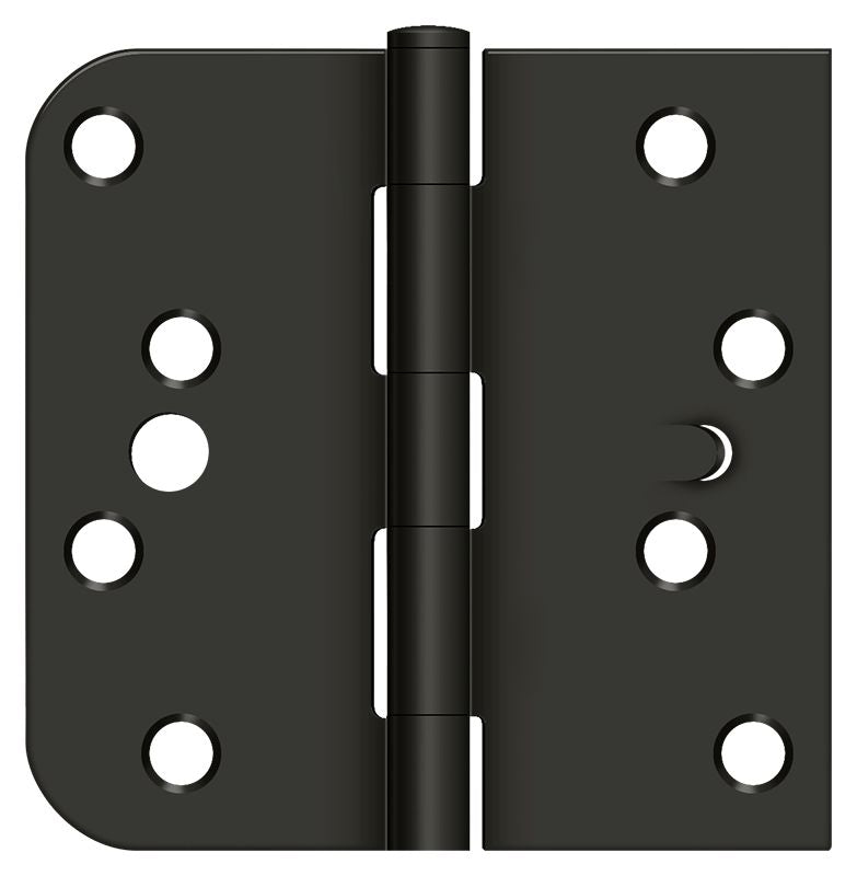 Deltana S44058TT10B-LH Left Hand 4" x 4" x 5/8" x Square Hinge; Oil Rubbed Bronze Finish Sparrow Supply