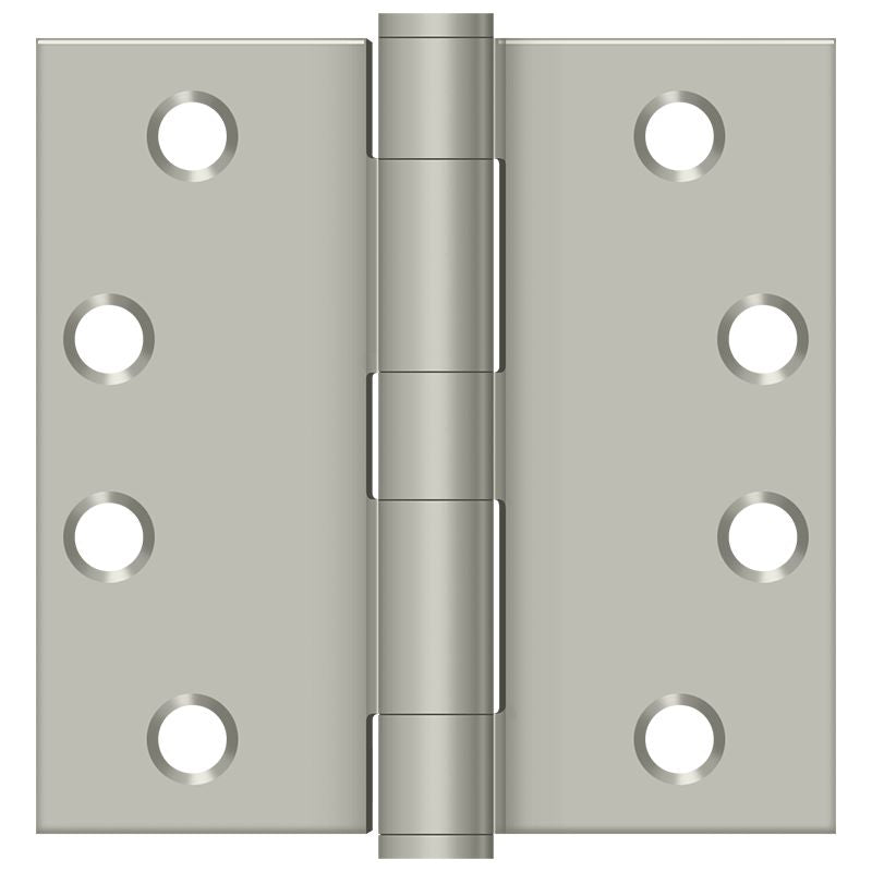 Deltana S44HD15 4" x 4" Square Hinge; Heavy Duty; Satin Nickel Finish Sparrow Supply