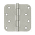 Deltana S44R515 4" x 4" x 5/8" Radius Hinge; Satin Nickel Finish Sparrow Supply