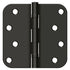 Deltana S44R5BB10B 4" x 4" x 5/8" Radius Hinge; Ball Bearings; Oil Rubbed Bronze Finish Sparrow Supply