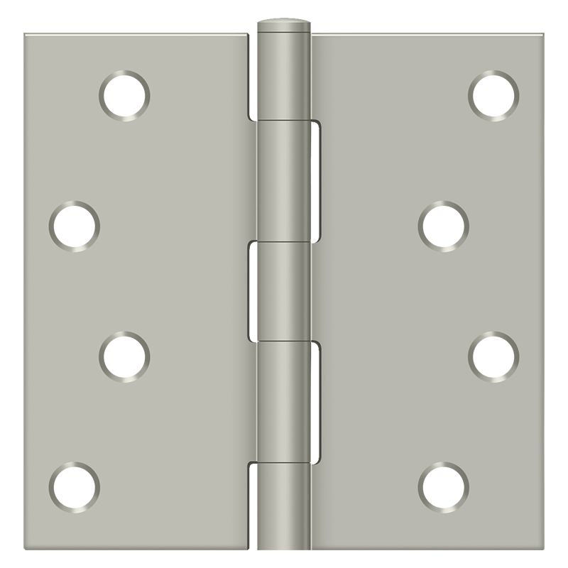 Deltana S44U15-R 4" x 4" Square Hinge; Satin Nickel Finish Sparrow Supply
