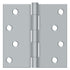 Deltana S44U26D-R 4" x 4" Square Hinge; Satin Chrome Finish Sparrow Supply