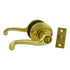 Schlage Commercial S51PFLA605RH Right Hand S Series Entry C Keyway Flair with 16-203 Latch 10-001 Strike Bright Brass Finish Sparrow Supply