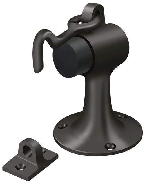 Deltana SAHF358U10B Floor Mount Bumper with Holder; Oil Rubbed Bronze Finish Sparrow Supply