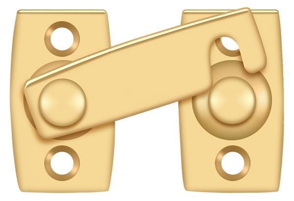 Deltana SB3178 Window Shutter Latches - Brass Sparrow Supply
