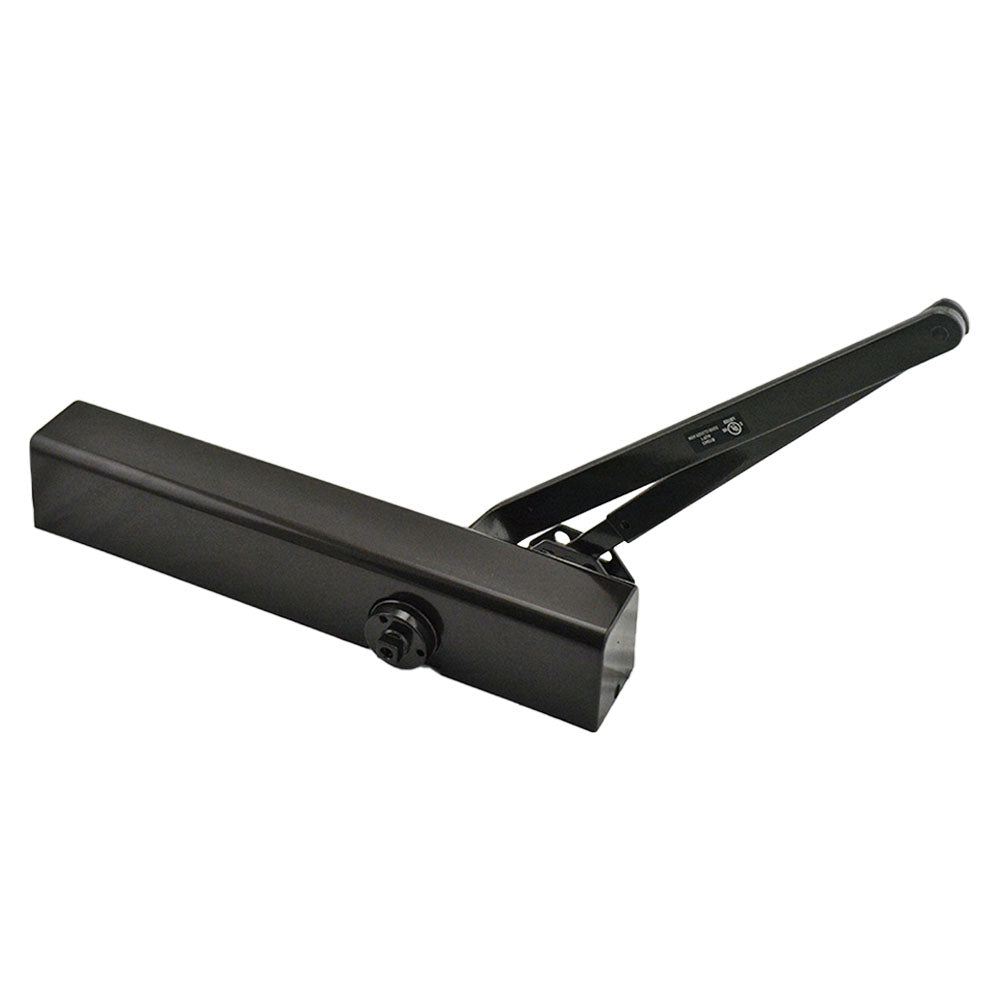 Falcon SC81ARWPADKB Medium Duty Surface Door Closer with Regular Arm with Parallel Arm Bracket Dark Bronze Finish Sparrow Supply
