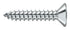 Deltana SCWB1010U26 Wood Screw; SB; #10 x 1"; Bright Chrome Finish Sparrow Supply