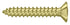 Deltana SCWB12125U3 Wood Screw; SB; #12 x 1-1/4"; Bright Brass Finish Sparrow Supply