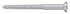 Deltana SCWB1225U26D Wood Screw; SB; #12 x 2-1/2"; Satin Chrome Finish Sparrow Supply