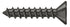 Deltana SCWS1010U10B Wood Screw; ST; #10 x 1"; Oil Rubbed Bronze Finish Sparrow Supply