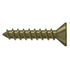 Deltana SCWS1010U5 Wood Screw; ST; #10 x 1"; Antique Brass Finish Sparrow Supply