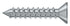 Deltana SCWS12125U26D Wood Screw; ST; #12 x 1-1/4"; Satin Chrome Finish Sparrow Supply