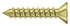 Deltana SCWS12125U3 Wood Screw; ST; #12 x 1-1/4"; Bright Brass Finish Sparrow Supply