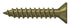 Deltana SCWS910U5 Wood Screw; Steel; #9 x 1"; Antique Brass Finish Sparrow Supply