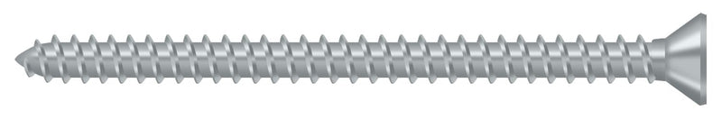 Deltana SCWS925U26D Wood Screw; Steel; #9 x 2-1/2"; Satin Chrome Finish Sparrow Supply