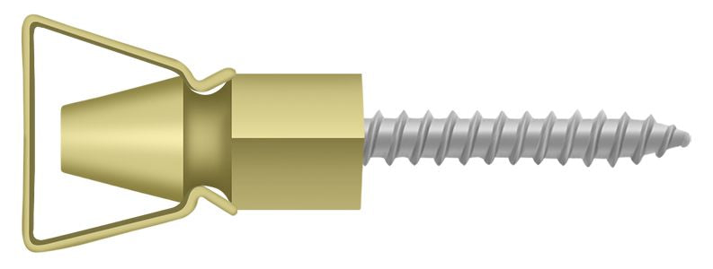 Deltana SDH101 Window Shutter Latches - Brass Sparrow Supply