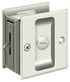 Deltana SDL25U14 Pocket Lock; 2-1/2" x 2-3/4" Privacy; Bright Nickel Finish Sparrow Supply