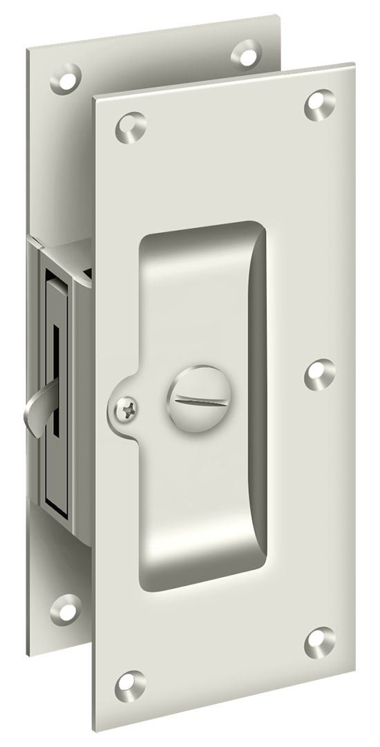 Deltana SDL60U14 Pocket Door Locks - Bright Nickel Sparrow Supply