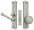 Deltana SDL688U15 Storm Door Latch; Classic; Mortise Lock; Satin Nickel Finish Sparrow Supply