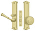 Deltana SDL688U3 Storm Door Latch; Classic; Mortise Lock; Bright Brass Finish Sparrow Supply