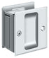 Deltana SDP25U26 Pocket Lock; 2-1/2" x 2-3/4" Passage; Bright Chrome Finish Sparrow Supply