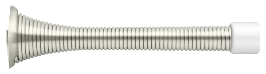Deltana SDS375U14 3-3/4" Baseboard Door Bumper; Heavy Duty; Steel; Bright Nickel Finish Sparrow Supply
