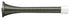 Deltana SDS375U15A 3-3/4" Baseboard Door Bumper; Heavy Duty; Steel; Antique Nickel Finish Sparrow Supply