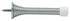 Deltana SDS3U26 3" Baseboard Door Bumper; Steel; Bright Chrome Finish Sparrow Supply