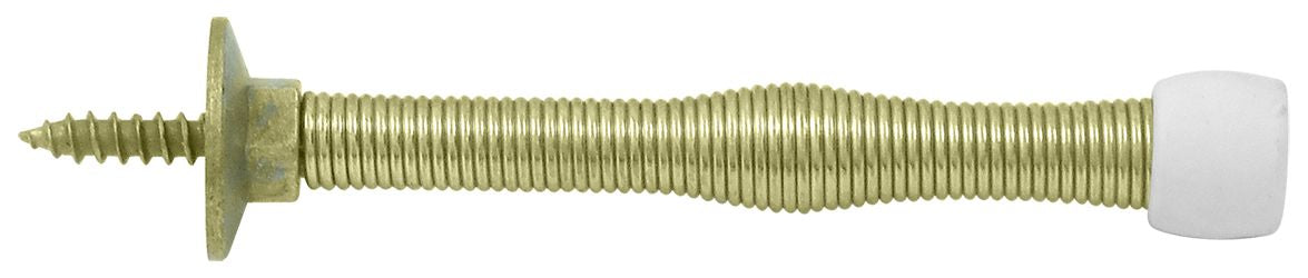 Deltana SDS3U3 3" Baseboard Door Bumper; Steel; Bright Brass Finish Sparrow Supply