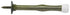 Deltana SDS3U5 3" Baseboard Door Bumper; Steel; Antique Brass Finish Sparrow Supply