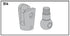 LCN SEM7810514AL Ball Pivot and Connection Link 689 Aluminum Finish Sparrow Supply