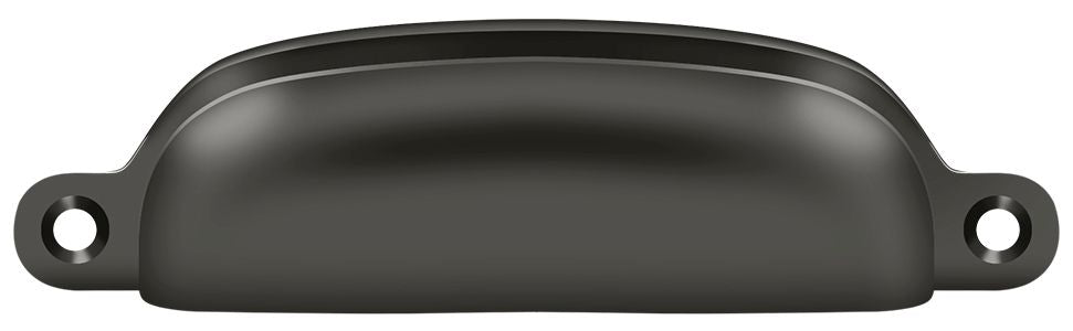 Deltana SHP29U10B Exposed Shell Pull 4"; Oil Rubbed Bronze Finish Sparrow Supply