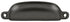 Deltana SHP29U10B Exposed Shell Pull 4"; Oil Rubbed Bronze Finish Sparrow Supply