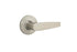 Safelock SL1000WI-15V1 Winston Lever Round Rose Passage Lock with RCAL Latch and RCS Strike with New Chassis Satin Nickel Finish