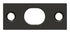 Deltana SP12EFB10B Strike Plate For Extension Flush Bolt; Oil Rubbed Bronze Finish Sparrow Supply