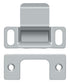 Deltana SP2751U26D Strike Plate; Dust Cup; Adjustable; 2-3/4" x 1-1/4"; Satin Chrome Finish Sparrow Supply