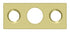 Deltana SP7FBR3 Strike Plate For 7" Flush Bolt; Bright Brass Finish Sparrow Supply