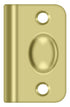 Deltana SPB349U3 Strike Plate for Ball Catch and Roller Catch; Bright Brass Finish Sparrow Supply
