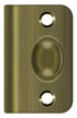 Deltana SPB349U5 Strike Plate for Ball Catch and Roller Catch; Antique Brass Finish Sparrow Supply